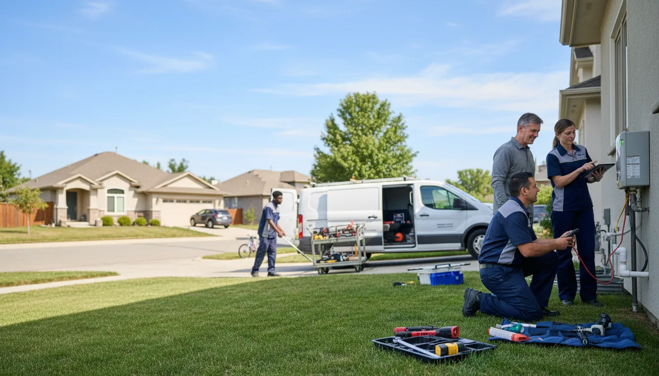 Tankless water heater service in Harvey, ND